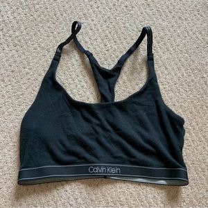 Calvin Klein ribbed bra